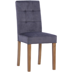 Ashbury Velvet Chair in Graphite (ASH101)