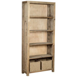 Bookcase With 2 Baskets (CHT064)