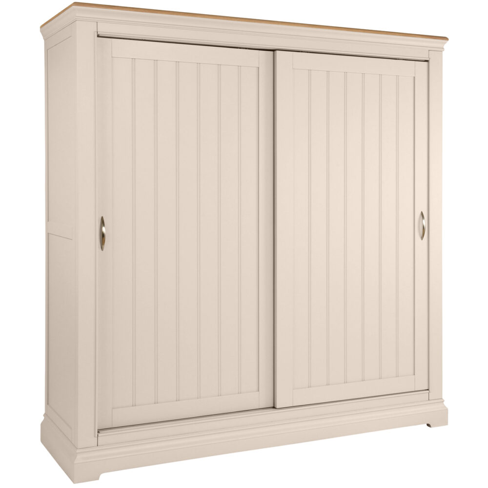 Sliding double store wardrobe