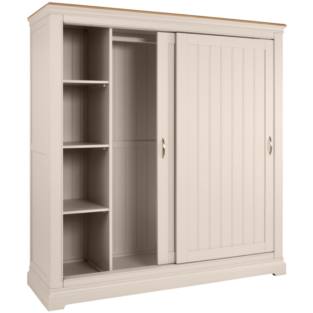 Double wardrobe discount sliding doors