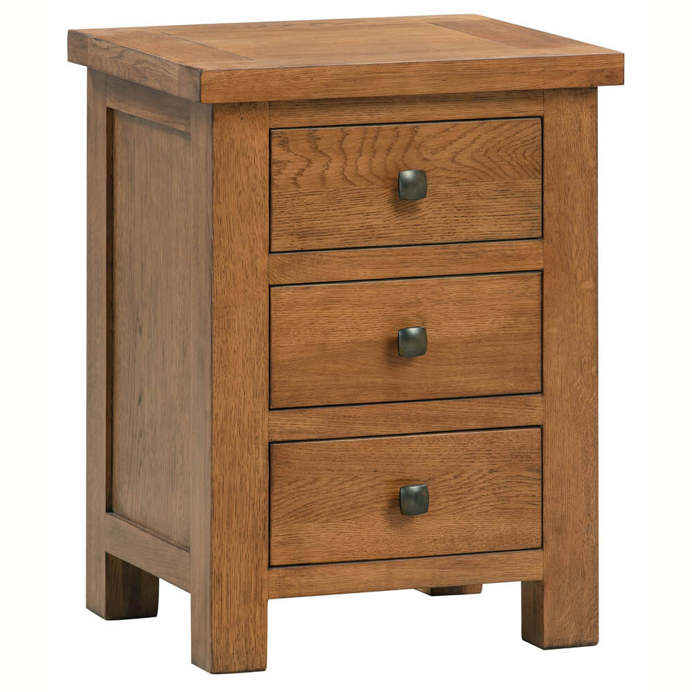 3 Drawer Bedside (DOR001R) Devonshire Living Home Furnishings Devon