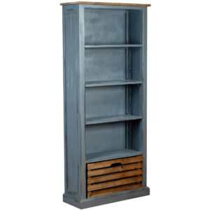 Bookcase With 2 Baskets (HEN064)