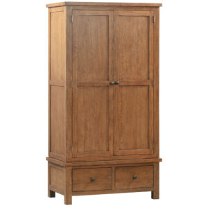 Double Wardrobe With 2 Drawers (DOR032R)
