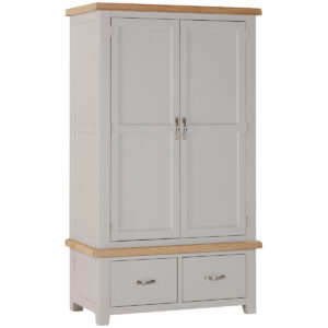 Double Wardrobe With 2 Drawers (WPT032)